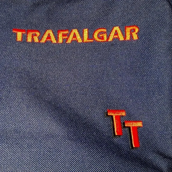 Trafalgar blue carry on luggage tote handles - Picture 5 of 8